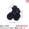 Black large grabber, large, medium and small plastic shark clips, top clips, bangs, hair clips, high ponytail, versatile hair clips and hair accessories undefined